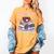 Books Coffee Yarn Lover My Favorite Things Women's Comfort Colors T-Shirt Mustard
