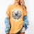 More Books Less People Introvert Skeleton Reading Women's Comfort Colors T-Shirt Mustard