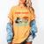 BOOKS AND MAINE COONS ARE MY THERAPY Main Coon Women's Comfort Colors T-Shirt Mustard