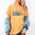 Booktrovert Definition Floral Books Reading Teacher Library Women's Comfort Colors T-Shirt Mustard