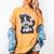 Border Collie Dog Lover Cute Anime School Graduation Men Women Kids Women's Comfort Colors T-Shirt Mustard