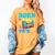 Born In The 80's But 90's Made Me Nostalgia Cassette Tape Women's Comfort Colors T-Shirt Mustard