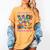 Born In The 80s Raised In The 90s Nostalgia Retro Memories Women's Comfort Colors T-Shirt Mustard