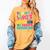Born In The 90's But The 2000's Raised Me Y2K Nostalgia Women's Comfort Colors T-Shirt Mustard