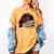 Boykin Spaniel Books Dog Breed Graphic Women's Comfort Colors T-Shirt Mustard