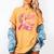 Breast Cancer Awareness I Wear Pink In Memory Of My Mom Women's Comfort Colors T-Shirt Mustard