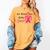Breast Cancer Walk In Memory Of My Sister Women's Comfort Colors T-Shirt Mustard