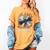 Buffering Glitched CD On Fire 2000s Nostalgia Women's Comfort Colors T-Shirt Mustard