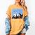 Cadets Celebrate Academy Graduation Women's Comfort Colors T-Shirt Mustard