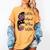 Call Me Antisocial But Please Don't Call Me Introvert Raglan Baseball Tee Women's Comfort Colors T-Shirt Mustard