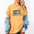 Camo Across America Read Reading Book Librarian Men Women Women's Comfort Colors T-Shirt Mustard