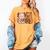 Capybara Axolotl Kawaii Kids Anime Book Lover Reading Women's Comfort Colors T-Shirt Mustard