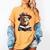 Capybara Bookworm Rodent Reading a Book Women's Comfort Colors T-Shirt Mustard