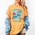 Cartoon Sarcasm Anti-Social Nihilism Introvert Fish Women's Comfort Colors T-Shirt Mustard
