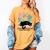 Cat Meme I Like Cats And Books And Maybe Three People Women's Comfort Colors T-Shirt Mustard