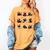 Cat Reading Books Lover Christmas Cat Lover Xmas Women's Comfort Colors T-Shirt Mustard