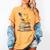 Cat Reading Books Women's Comfort Colors T-Shirt Mustard