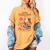 Cat Shirts For Women Book Lover Shirt Cats And Books Women's Comfort Colors T-Shirt Mustard