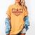 Cheerleading Senior Night Cheer Senior 2026 Graduation 69 Women's Comfort Colors T-Shirt Mustard