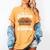 Christmas Book Lover Gingerbread Library Reading Bookaholic Women's Comfort Colors T-Shirt Mustard