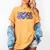 Class Of 1968 Shirt Tie Dye Senior Graduation Class Reunion Women's Comfort Colors T-Shirt Mustard