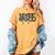 Class Of 1985 Shirt Leopard Senior Graduation Class Reunion Women's Comfort Colors T-Shirt Mustard