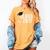 Class Of 2017 Senior Graduation Women's Comfort Colors T-Shirt Mustard