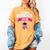 Class Of 2018 Preschool Graduation Girls Pre K Women's Comfort Colors T-Shirt Mustard