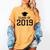 Class Of 2019 Shirt Graduation Gift Women's Comfort Colors T-Shirt Mustard