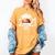 Class 2021 Graduation Senior Basketball Player Women's Comfort Colors T-Shirt Mustard