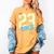 Class Of 2023 Seniors 23 Crew Senior Graduation Idea Women's Comfort Colors T-Shirt Mustard