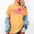 Class Of 2024 Pink For Girls And Women Graduation Women's Comfort Colors T-Shirt Mustard
