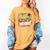 Class Of 2025 We Out Graffiti Graduation 2025 Women's Comfort Colors T-Shirt Mustard