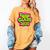 Class Of 2025 Senior Fresh 90s TV Style Retro Graduation Women's Comfort Colors T-Shirt Mustard