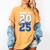 Class Of 2025 Senior Graduation 2025 Blue Women's Comfort Colors T-Shirt Mustard