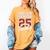 Class Of 2025 Senior 2025 Graduation 2025 Soccer Women's Comfort Colors T-Shirt Mustard