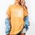 Class Of 2025 Volleyball Senior Class 25 Graduation Women's Comfort Colors T-Shirt Mustard