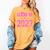 Class Of 2027 Pink Girls Shirt Graduation Women's Comfort Colors T-Shirt Mustard