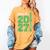 Class Of 2027 Senior 27 High School Graduation Senior 2027 Women's Comfort Colors T-Shirt Mustard