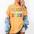 Class Of 2028 Colorful Graduation Women's Comfort Colors T-Shirt Mustard