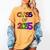 Class Of 2035 Grow With Me Kindergarten Graduation Women's Comfort Colors T-Shirt Mustard