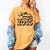 Class Of 2035 Senior Retro 2035 Grad Graduate Graduation Women's Comfort Colors T-Shirt Mustard