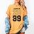 Class Of 2039 Blue Graduation Senior Student Tee Women's Comfort Colors T-Shirt Mustard