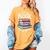 I Closed My Book To Be Here Books Lover Bookworm Women's Comfort Colors T-Shirt Mustard