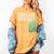 College Grad Class Of 2029 Graduation Women's Comfort Colors T-Shirt Mustard