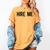 College Graduation Hire Me Women's Comfort Colors T-Shirt Mustard