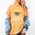 College Masters Degree Graduation Three Degrees Hotter Women's Comfort Colors T-Shirt Mustard