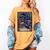 Color Graphic The Introvert Tarot Card Raglan Baseball Tee Women's Comfort Colors T-Shirt Mustard Color Graphic The Introvert Tarot Card Raglan Baseball Tee Women's Comfort Colors T-Shirt Mustard
