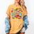 Comic Book Pop Art Modern Fun Women's Comfort Colors T-Shirt Mustard Comic Book Pop Art Modern Fun Women's Comfort Colors T-Shirt Mustard