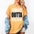 Cool Straight Outta Divinity School Graduation Shirt Women's Comfort Colors T-Shirt Mustard